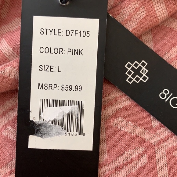 8ighth strkt red short sleeve street wear T-shirt Tee Mens Size Large Pink - Picture 8 of 13